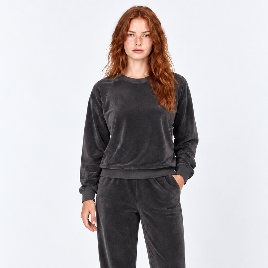 Midnight Velvet Pajama Top