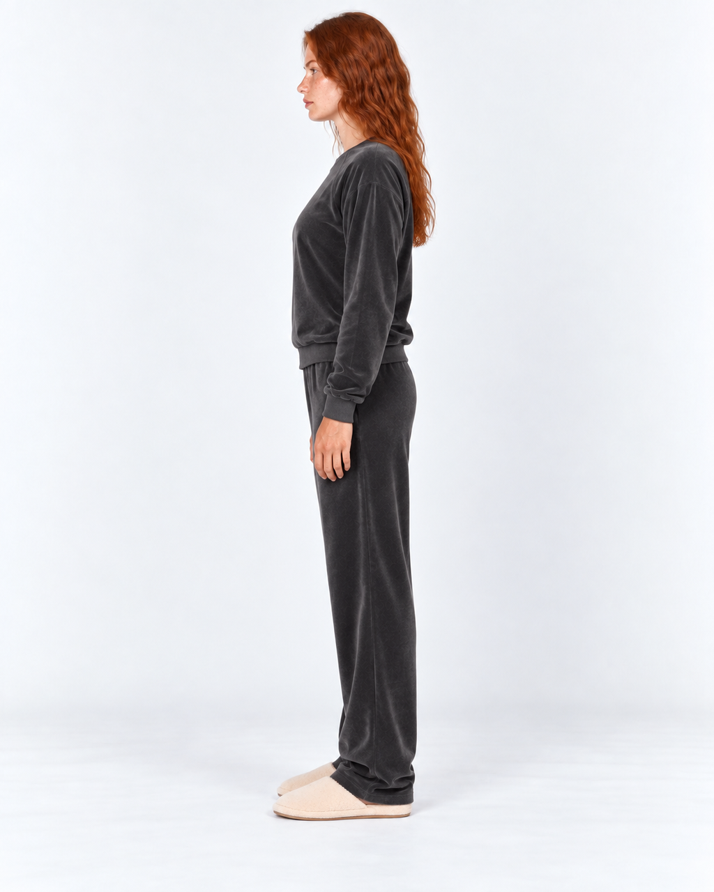 Midnight Velvet Pajama Set