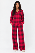 Ruby Tartan Pajama Set